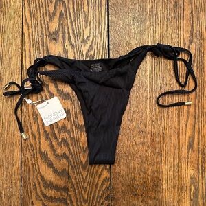Monday Swimwear Black Bikini Bottom